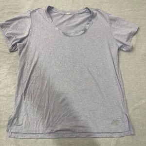 New Balance light-purple workout top, size large
